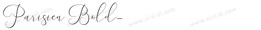 Parisien Bold字体转换